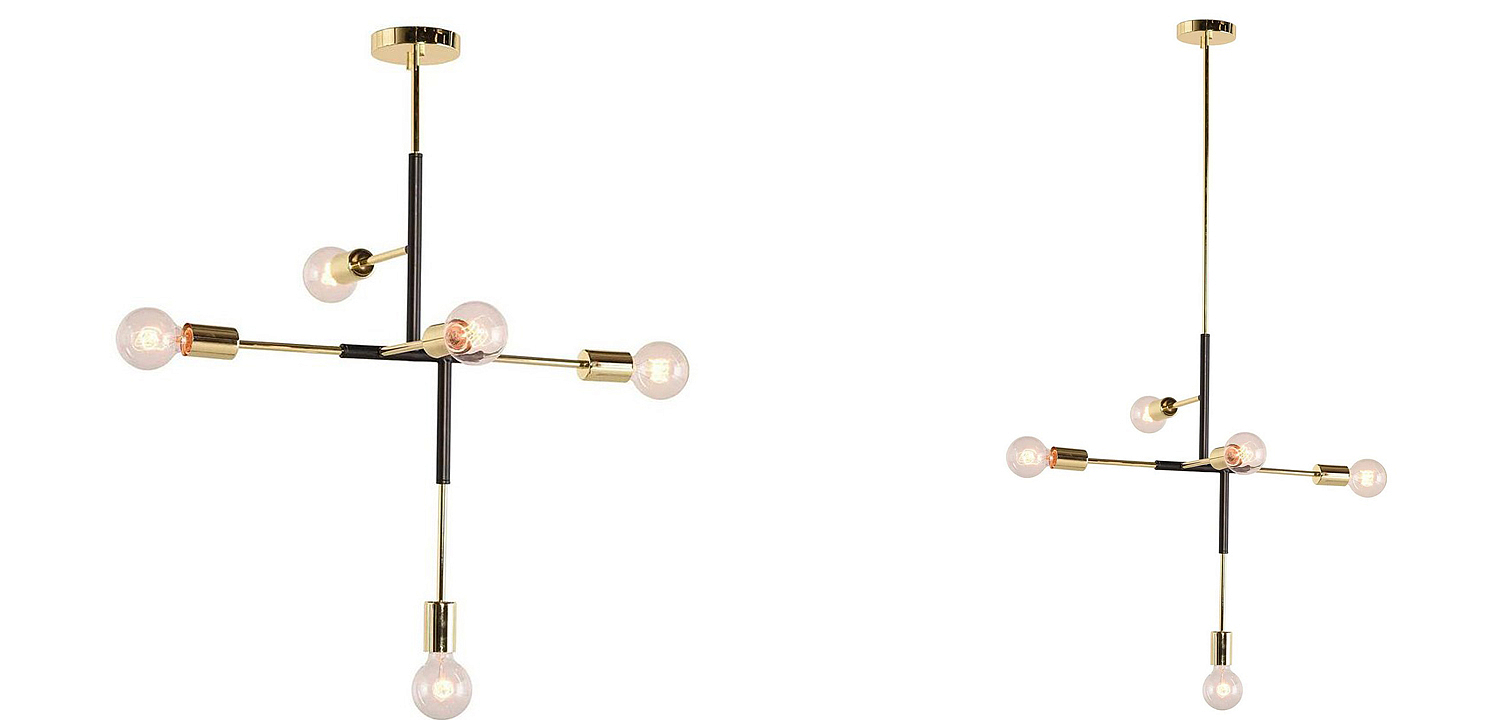 Люстра Atomium Chandelier black Люстра Atomium Chandelier black - Loft-Concept в Липецке
