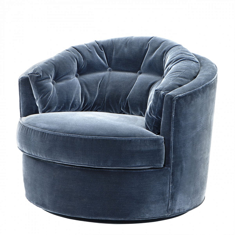 Кресло Eichholtz Chair Recla Blue Синий Кресло Eichholtz Chair Recla Blue Синий в Липецке | Loft Concept