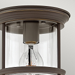 Потолочный светильник для ванных комнат со стеклянным плафоном и одной лампой Hinkley варинант исполнения - 10 | Loft Concept в Липецке