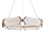 Люстра кольцевая с текстурным природным рисунком IceFlame варинант исполнения - 9 | Loft Concept в Липецке