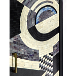 Буфет в гостиную с инкрустацией  Bone Inlay sideboard - 2 doors варинант исполнения - 4 | Loft Concept в Липецке