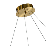 Люстра светодиодная с 8-ю цилиндрическими плафонами янтарного цвета из стекла и стали Andrea Сhandelier Amber варинант исполнения - 2 | Loft Concept в Липецке