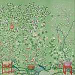 Обои ручная роспись Belvoir Pistachio варинант исполнения - 2 | Loft Concept в Липецке