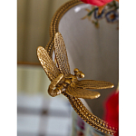 Ваза со стрекозой из фарфора с бронзовыми элементами Paradise Dragonfly варинант исполнения - 6 | Loft Concept в Липецке