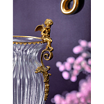 Ваза прозрачная с бронзовыми ручками в виде ангелов Eden Garden варинант исполнения - 4 | Loft Concept в Липецке