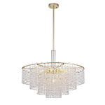 Люстра многоярусная с каскадами кристаллов Crystal Rains варинант исполнения - 3 | Loft Concept в Липецке