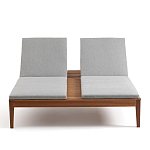 Шезлонг двухместный из эвкалипта Sunset варинант исполнения - 3 | Loft Concept в Липецке