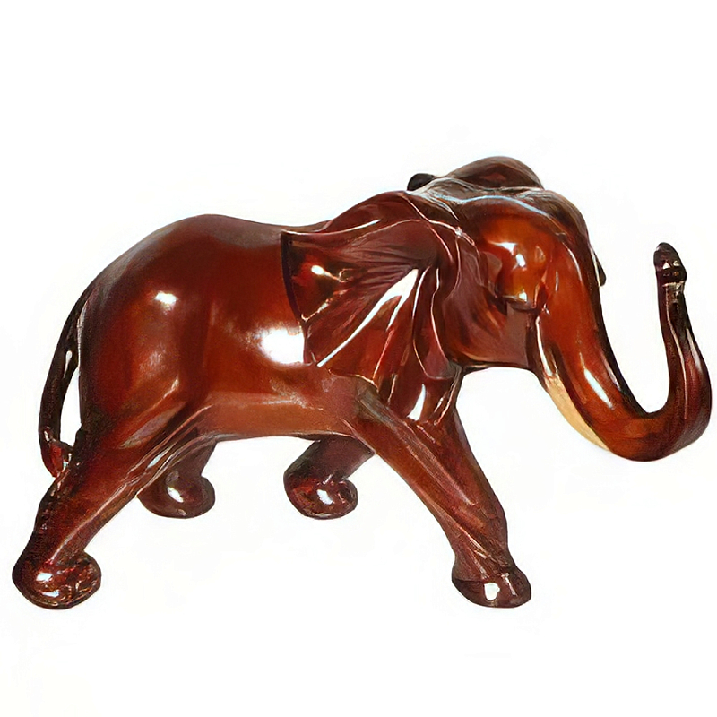 Статуэтка в виде слона Brown Elephant Коричневый Статуэтка в виде слона Brown Elephant Коричневый в Липецке | Loft Concept