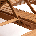 Шезлонг двухместный из эвкалипта Sunset варинант исполнения - 6 | Loft Concept в Липецке