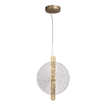 Подвесной светильник с круглым стеклянным плафоном Gingham варинант исполнения - 4 | Loft Concept в Липецке