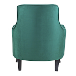 Кресло с мягкой обивкой из велюра на 4-х ножках из массива березы Scarlett Armchair green варинант исполнения - 3 | Loft Concept в Липецке