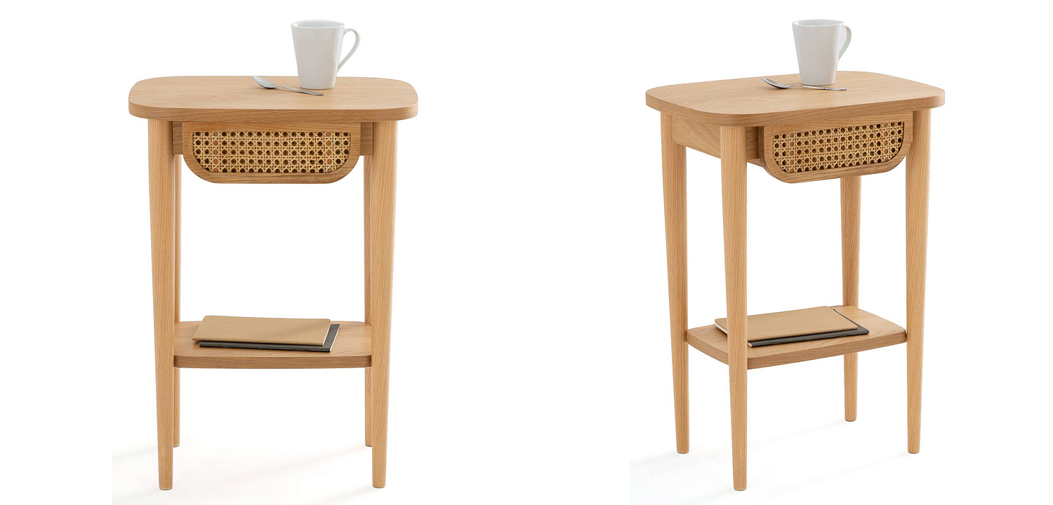 Приставной стол Morten Wicker Side Table Приставной стол Morten Wicker Side Table - Loft-Concept в Липецке