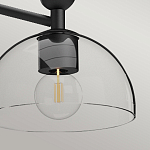 Люстра с 3-мя прозрачными полусферическими плафонами из стекла Alora Mood варинант исполнения - 9 | Loft Concept в Липецке