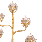 Бра золотое в виде растения Golden Flower Glade варинант исполнения - 1 | Loft Concept в Липецке