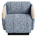 Дизайнерское Кресло William с кожаными подлокотниками  варинант исполнения - 2 | Loft Concept в Липецке