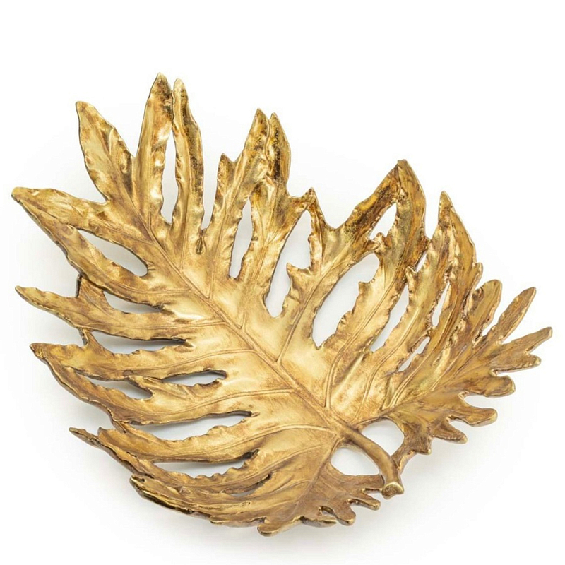 Аксессуар Bowl Leaf Золотой Аксессуар Bowl Leaf Золотой в Липецке | Loft Concept