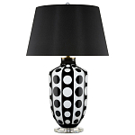 Настольная лампа черно-белый горох Interaction варинант исполнения - 3 | Loft Concept в Липецке