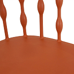 Пластиковый стул на ножках из массива бука Ferret Spiral Brown варинант исполнения - 6 | Loft Concept в Липецке