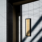 Светодиодное прямоугольное бра из металла черного цвета Lattice Lux варинант исполнения - 9 | Loft Concept в Липецке