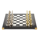Шахматы Ренессанс с доской из натурального мрамора Decorative Thematic Chess варинант исполнения - 1 | Loft Concept в Липецке