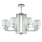 Люстра с 8-ю цилиндрическими плафонами из стекла Laurent варинант исполнения - 7 | Loft Concept в Липецке