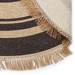 Ковер из комбинированного состава с узором Circles of goodness варинант исполнения - 4 | Loft Concept в Липецке