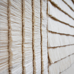 Большое Панно Абстракция белые нити Huipil Wall Hanging варинант исполнения - 2 | Loft Concept в Липецке