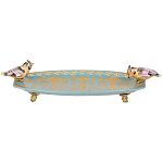 Блюдо фарфоровое Экзотические птички Vivole варинант исполнения - 1 | Loft Concept в Липецке