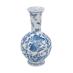 Ваза фарфоровая с синими цветочными мотивами Independence варинант исполнения - 1 | Loft Concept в Липецке