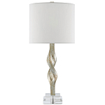 Настольная лампа с фигурным состаренным основанием Flooding with Light варинант исполнения - 2 | Loft Concept в Липецке