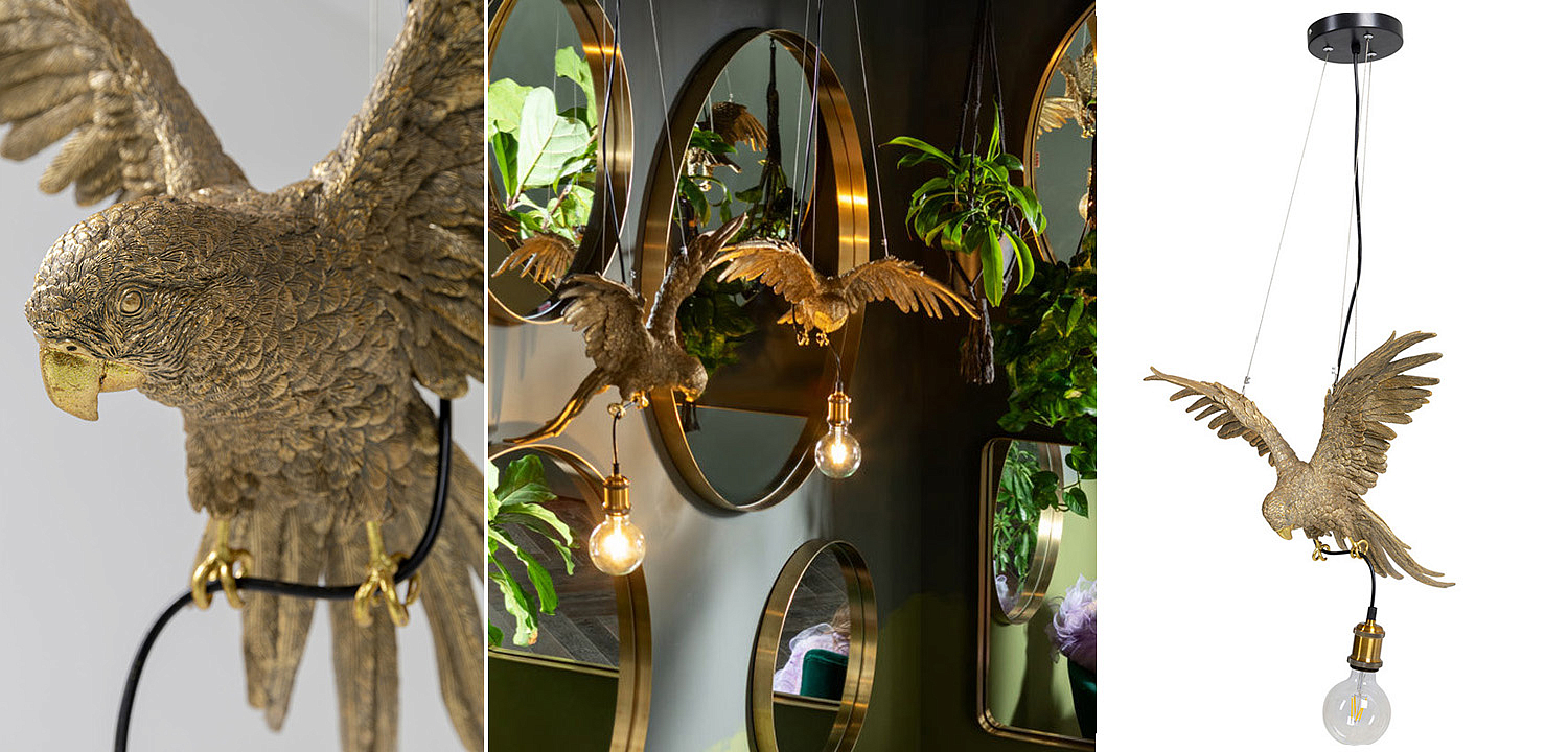 Подвесной Светильник Золотой Попугай Golden Parrot Подвесной Светильник Золотой Попугай Golden Parrot - Loft-Concept в Липецке
