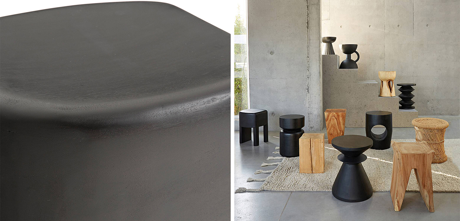 Приставной стол Mordred Mango Black Side Table Приставной стол Mordred Mango Black Side Table - Loft-Concept в Липецке