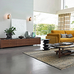 Фигурный приставной столик черного цвета AMORPHOUS варинант исполнения - 8 | Loft Concept в Липецке