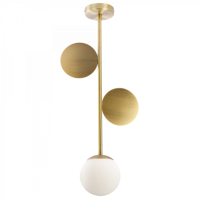 Люстра Areti Plates Pendant Золотой Белый Люстра Areti Plates Pendant Золотой Белый в Липецке | Loft Concept