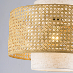 Торшер с декоративным поясом из плетеного бамбука Biuloggicu варинант исполнения - 8 | Loft Concept в Липецке