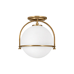 Потолочный светильник с плафоном в форме белого матового шара Hinkley варинант исполнения - 13 | Loft Concept в Липецке