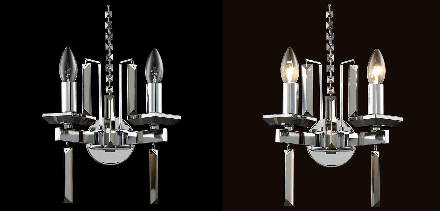 Бра Vivien Crystal Chrome Wall Lamp Бра Vivien Crystal Chrome Wall Lamp - Loft-Concept в Липецке