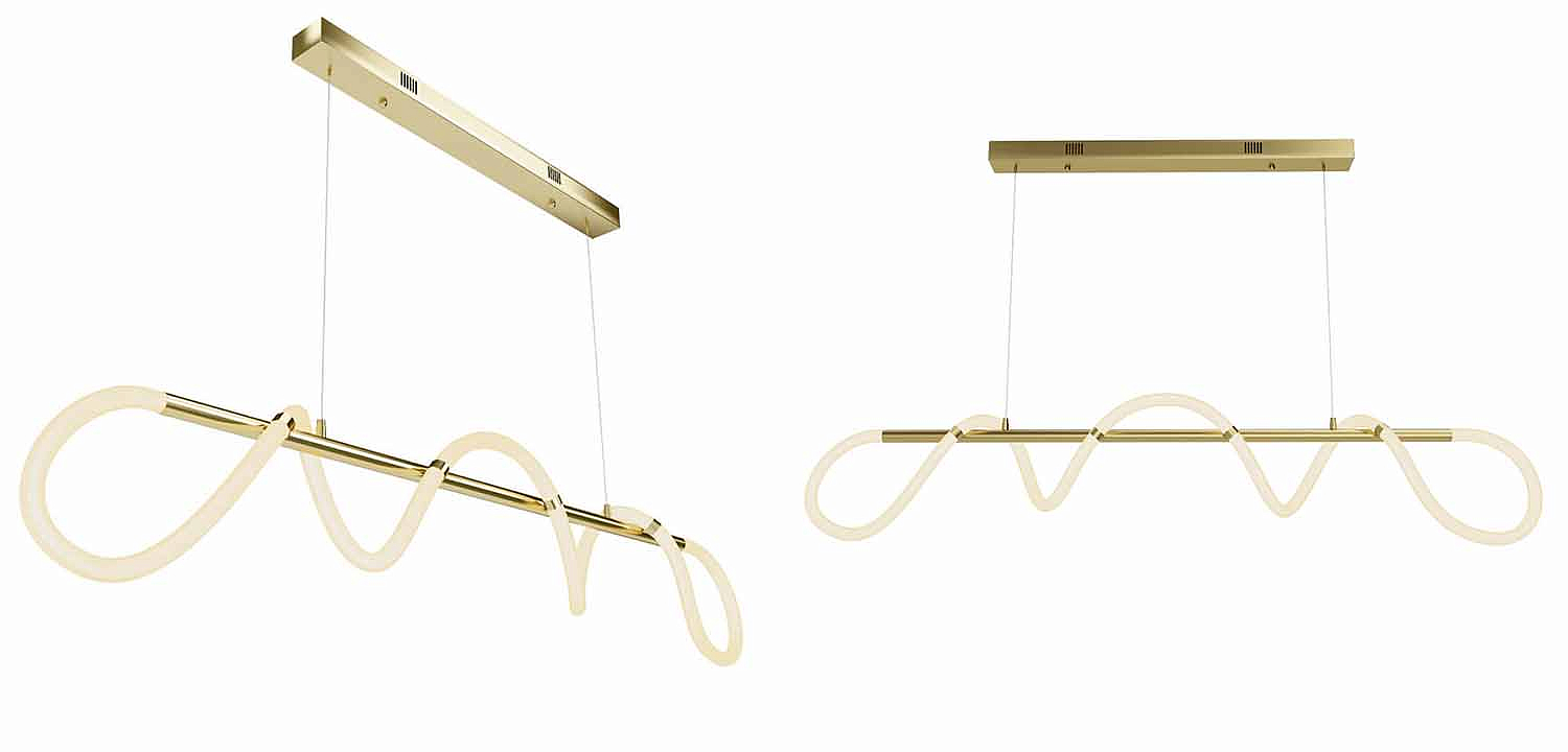 Люстра Luke Lampco Tracer Chandelier Gold Line Люстра Luke Lampco Tracer Chandelier Gold Line - Loft-Concept в Липецке