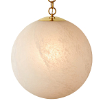 Подвесной светильник в форме шара из белого текстурного стекла Atmosphere варинант исполнения - 1 | Loft Concept в Липецке