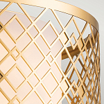 Потолочный светильник золотого цвета с каркасом в виде геометрических ромбов Elstead Lighting варинант исполнения - 4 | Loft Concept в Липецке