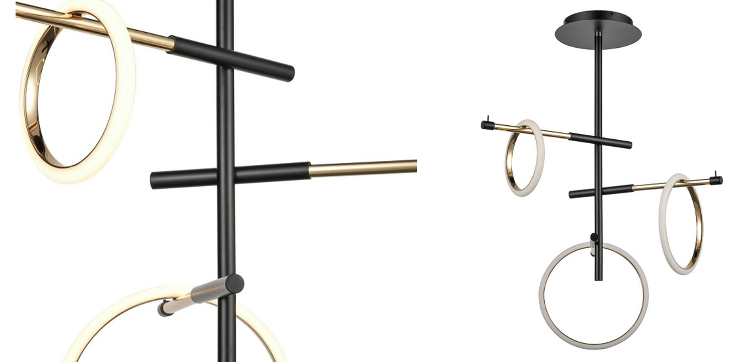 Люстра Jessenia Rings Chandelier 3 Люстра Jessenia Rings Chandelier 3 - Loft-Concept в Липецке