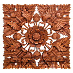 Панно из дерева квадратное Novala Panel With Trees варинант исполнения - 1 | Loft Concept в Липецке