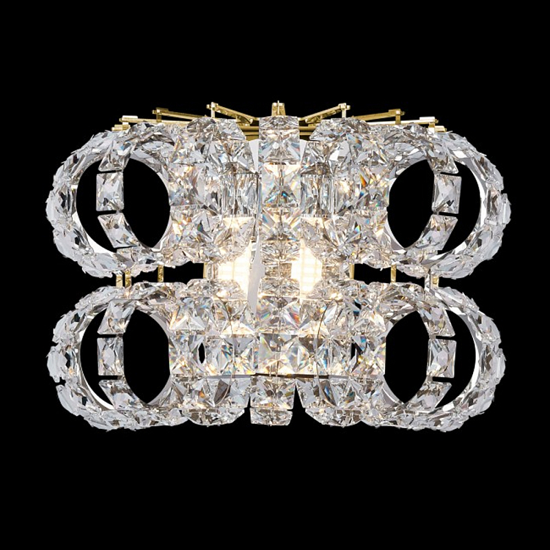 Бра с россыпью хрусталя Perfection of Diamonds Золотой Прозрачный Хром Бра с россыпью хрусталя Perfection of Diamonds Золотой Прозрачный Хром в Липецке | Loft Concept