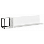 Полка навесная белая открытая Strict Lines  варинант исполнения - 3 | Loft Concept в Липецке