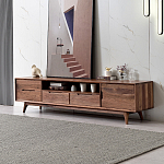 Тумба под телевизориз массива дерева TV Stand made of Walnut Wood варинант исполнения - 1 | Loft Concept в Липецке