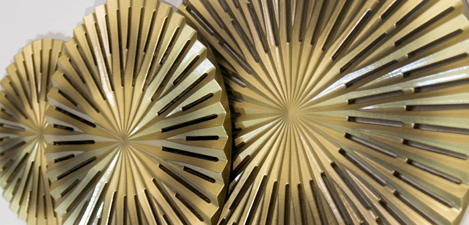 Арт-объект Apollo Brown and Gold Wall Plaque Disc gap 3 Арт-объект Apollo Brown and Gold Wall Plaque Disc gap 3 - Loft-Concept в Липецке