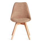 Стул с мягким бархатным сиденьем Chair Tulip варинант исполнения - 8 | Loft Concept в Липецке