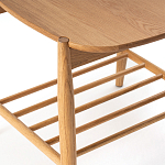 Приставной стол из массива дуба Reyer Side Table варинант исполнения - 3 | Loft Concept в Липецке