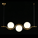 Люстра подвесная светодиодная Jagna 2 Gold and White варинант исполнения - 2 | Loft Concept в Липецке