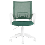 Офисное кресло с основанием из белого пластика Desk chairs Green варинант исполнения - 2 | Loft Concept в Липецке